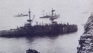 1906년 여름, 실패한 구조 작업 중인 HMS 몬태규