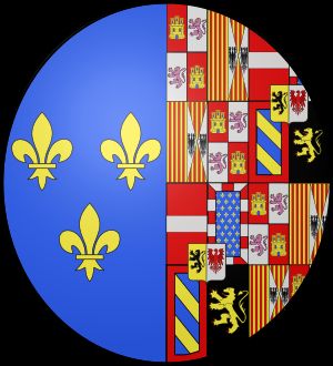 오스트리아의 엘레오노르의 프랑스 여왕 문장