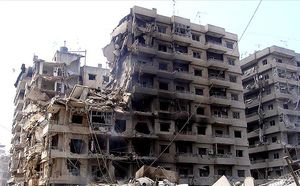 2006년 베이루트의 파괴된 건물