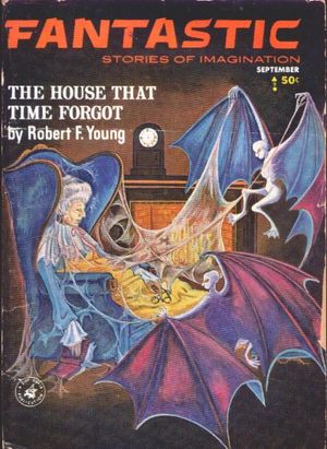 영의 단편 소설 "The House That Time Forgot"은 1963년 9월호 판타스틱의 표지 이야기였다.