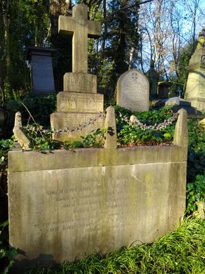 런던 하이게이트 묘지에 있는 힐 가족 묘
