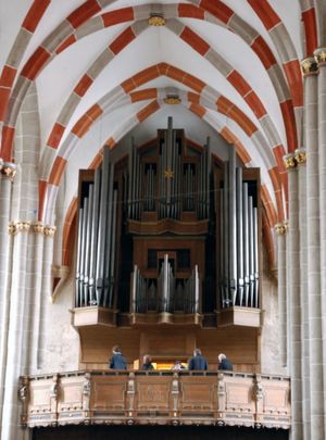 독일 블라지우스 교회(St. Blasius)의 오르간 로프트