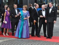 스웨덴 왕세자 빅토리아의 결혼식에 참석(2010년 6월 18일)