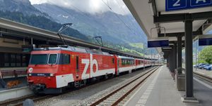 엥겔베르크역 종착점