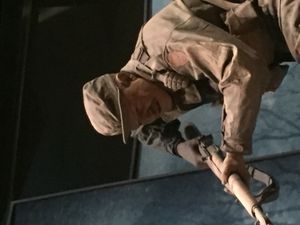 조지아주 포트 무어의 국립 보병 박물관에 있는 실물 크기 디오라마에서 밀렛의 클로즈업