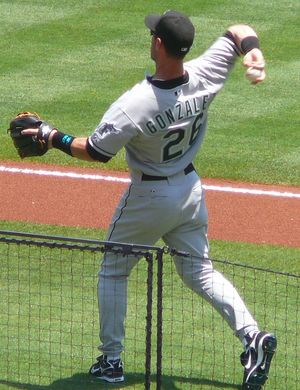 2008년 마린스 소속 곤잘레스