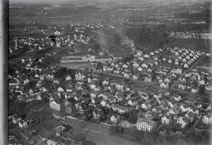 m}} 상공에서 촬영한 항공 사진(1919년)