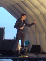 2009년 Right Now 투어 중 잭슨 공연