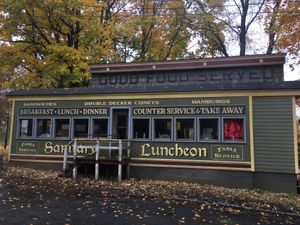 센터 스트리트에 위치한 보드워크 엠파이어 식당 세트장