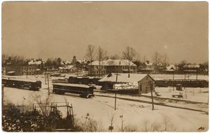 햄릿(1912년 사진)은 1900년대 초 철도 도시로 발전했다.