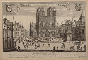 노트르담 대성당과 그 주변, 파르비스로 알려짐, 장 마로, 17세기