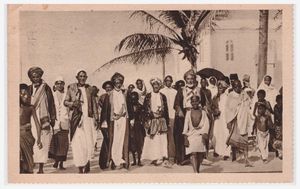 메르카에 있는 비말 씨족의 주요 장로와 술탄