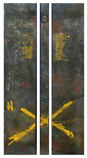 예술가 자넷 유나이트가 제작한 마리카나 학살 추모 작품