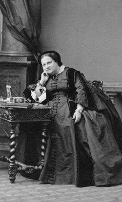 노년의 스페인 여왕 마리아 크리스티나