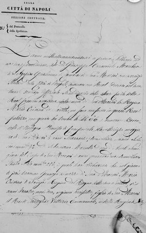 사보이의 마리아 크리스티나의 사망 증명서