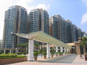 파크 아일랜드 아파트 단지 블록.