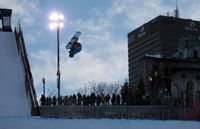 맥모리스, 퀘벡 시티에서 열린 FIS 월드컵 대회에 참가했다.