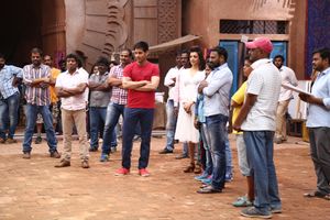 마헤쉬 바부, 브라흐모트사밤(영화)(Brahmotsavam) 촬영 현장