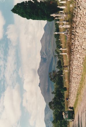 1990년, 보퍼트 근처 처치타운 묘지에서 바라본 리크스