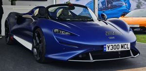 윈드스크린이 장착된 맥라렌 엘바.