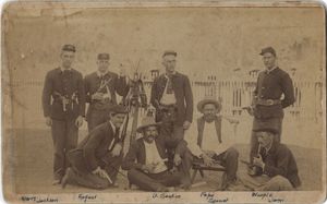 1891년 이글 패스 군인들. 사진 제공: 사우스메소디스트 대학교