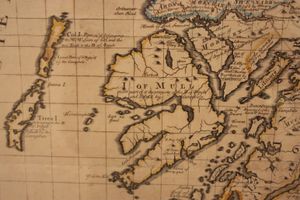 18세기 중반 멀섬 지도
