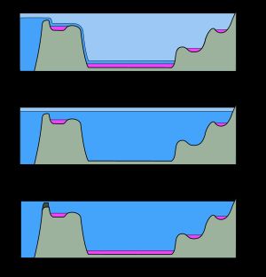 메시나절 염분 위기 동안의 증발암 형성 가설.