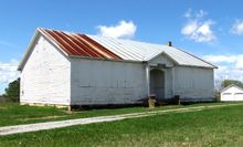 라파예트 인근의 옛 갈렌 초등학교 건물