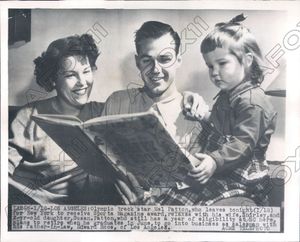 1949년 1월 18일 멜 패튼과 그의 가족