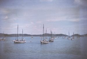 1939년 목요섬의 진주 채취선