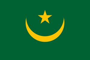 모리타니의 구 국기(1959년 4월 1일 – 2017년 8월 15일)