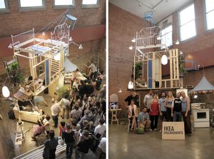 IKEA 불복종자. 낯선 국내 도시주의에 대한 건축 아카이브, 설치 및 퍼포먼스. MoMA PS1. MoMA 컬렉션. 2012.