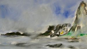 Moskstraumen I, 잉고 퀼의 유화