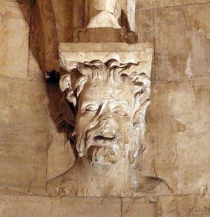 파우누스 머리가 있는 자본