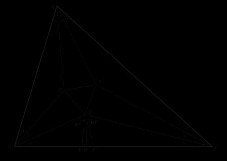 몰리 삼등분 정리의 초등 증명