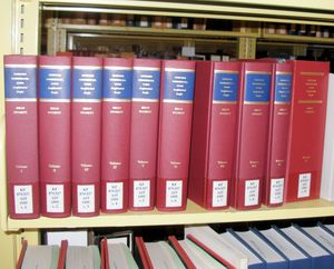 UCC의 기밀 초안조차 10권 세트로 보존 및 출판되었다.