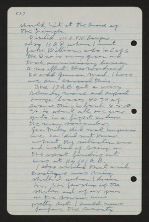 1945년 1월 4일 조지 S. 패튼의 전쟁 일기 내용. 1945년 1월 1일 셰노뉴 학살과 관련하여 패튼은 "50명이 넘는 독일군 의무병도 살해했다. 이걸 은폐할 수 있기를 바란다."라고 기록했다.