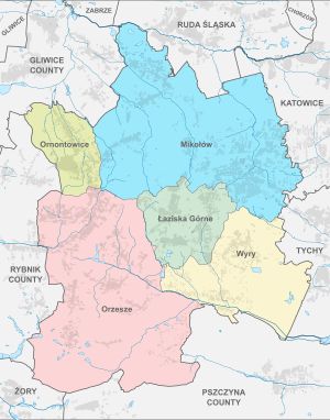 미코우프군 지도