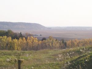 글렌우드 남쪽의 뢰스 언덕과 미주리강 계곡