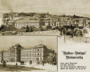 1900년경의 프란츠 요제프 대학교