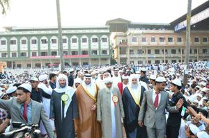 2013년 수니 마르카즈 회의 기간 중 인도 케랄라의 아랍 세계 학자들