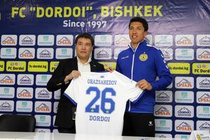 바히트 오라즈새헤도프가 2019년 3월 FC 도르도이 비슈케크(키르기스스탄)에 입단
