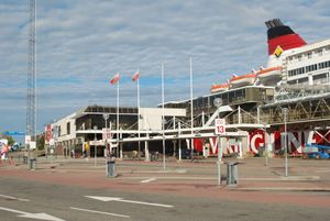 스웨덴 스톡홀름의 바이킹 라인 터미널