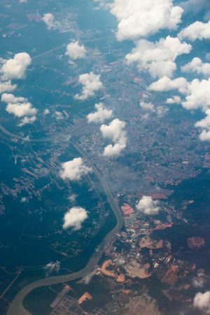 바투파핫의 위성 사진