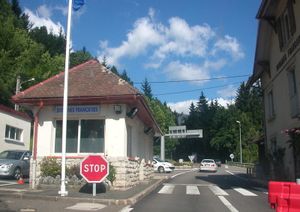 발로브의 프랑스-스위스 국경