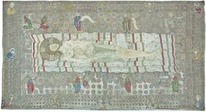 1373년 게르지 아리아니티의 의뢰를 받아 발시 출신의 수도승 사비아가 제작한 글라베니차 묘비.