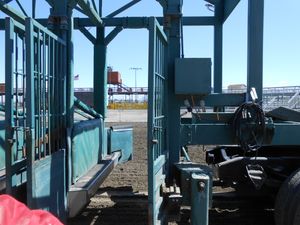 앞에서 뒤를 바라본 출발대 상세