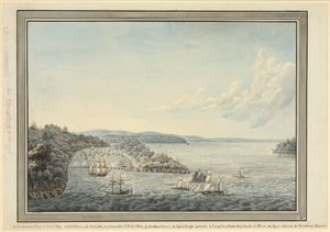 로열 새비지가 좌초된 직후의 전투 상황