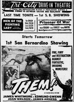 1954년 드라이브 인 광고