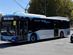 2023년 뉴캐슬 교통의 뉴캐슬에서 운행 중인 버스테크 ZDi 전기 버스